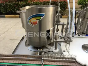 회전식 화장품 소형 앰플 병 채우기 압착 라인 액체 주입 바이알의 충전 및 밀봉 기계