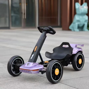 <span class=keywords><strong>Go</strong></span>-Kart Eléctrico de Plástico para Niños de 2 a 4 Años, Vehículo de Cuatro Ruedas Plegable, Fácil de Operar, Juguete para Niños - Product Image 6