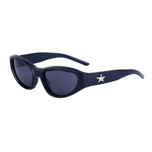 Gafas de Sol Unisex Estilo Ojo de Gato, Marco de PC, Protección UV400 Clase 2, Detalle de Estrella, Estilo Y2K, XH-98039 - Product Image 2