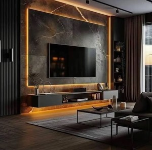 Tùy chỉnh màu đen 4x8 độ bóng cao UV Board PVC Bảng điều chỉnh trang trí bằng đá cẩm thạch 3D in cho phòng tắm và phòng tập thể dục <span class=keywords><strong>Panel</strong></span> tường - Product Image 4