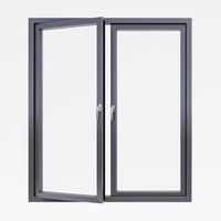 Ventana Abatible de Aluminio con Sistema de Seguridad Multibloqueo Antirrobo y Vidrio Laminado Personalizado con Mosquitera para Habitación Infantil