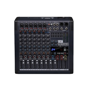 Console de mixage analogique 8 canaux, égaliseur 5 bandes, effets intégrés, enregistrement USB, sortie stéréo pour événements en direct, mariages, diffusion - Product Image 1