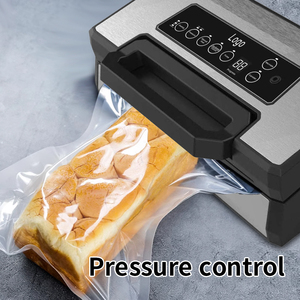 Scelleuse <span class=keywords><strong>sous</strong></span> <span class=keywords><strong>vide</strong></span> à double pompe 90KPa, puissante et automatique, pour viande, fruits, légumes et préparation de repas - Product Image 5