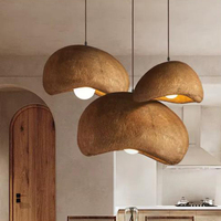 Lampe suspendue moderne E27 avec abat-jour en mousse pour restaurant, hauteur réglable, pour salle à manger/bar (1175-3)