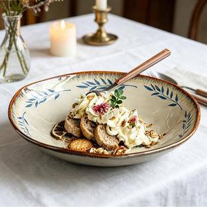 Porcelain <b>Plate</b> Set Nature Hand-Painted <b>Plate</b> Dishe Crockery for Theme Restaurant Hotel Banquet Events Dinnerware <b>Ceramic</b> <b>Plates</b> - Product Image 4