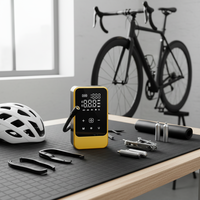 Gonfleur de pneus électrique mini numérique sans fil portable 4500mAh, compresseur d'air pour voiture