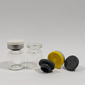 Vendita calda fiala di vetro ambrato da 2ml con tappo <span class=keywords><strong>in</strong></span> gomma e tappo <span class=keywords><strong>in</strong></span> alluminio per il farmaco - Product Image 5