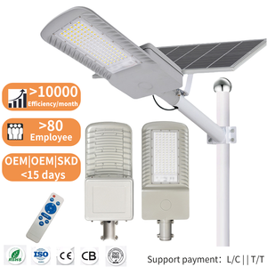 Buena cantidad de luz solar de calle <span class=keywords><strong>para</strong></span> <span class=keywords><strong>exteriores</strong></span> IP67 impermeable inalámbrico 200W 500W 1000W lámpara de luz de calle Led Solar <span class=keywords><strong>con</strong></span> Control remoto - Product Image 1
