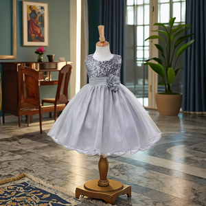 <span class=keywords><strong>Robe</strong></span> fantaisie d'été pour petite fille <span class=keywords><strong>Robe</strong></span> de princesse à paillettes pour fête d'enfant Robes en tulle pour un an Vêtements pour bébé fille pour enfants - Product Image 1