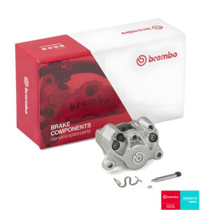 Étriers <span class=keywords><strong>de</strong></span> <span class=keywords><strong>frein</strong></span> pour moto, conception à double piston en sens inverse, espacement des trous P2.34, diamètre 84 mm, alliage d'aluminium, deux ans - Product Image 4