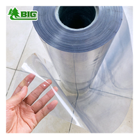 Rouleau de PVC souple Boligao, 0,3 mm à 1 mm, feuille plastique transparente haute brillance pour la fabrication de sacs