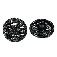 Boutons à tige en alliage de zinc argenté antique CF, vente en gros, accessoires vestimentaires métalliques personnalisés, fabricant, source directe usine