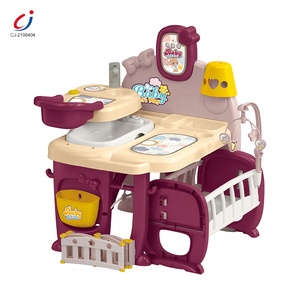 88 pièces Jouets d'infirmière Soins de bébé Kits de poupées <span class=keywords><strong>reborn</strong></span> Nouveau-né Ensemble de bébé Jouets de jeu de rôle pour filles - Product Image 3