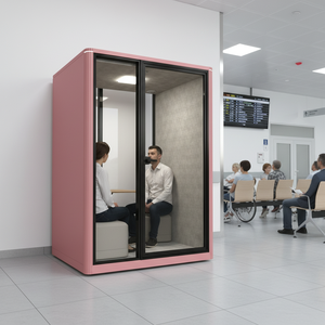 <span class=keywords><strong>Cabine</strong></span> de travail insonorisée modulaire haute performance OEM ODM ignifuge et acoustique pour bureaux de direction - Product Image 2