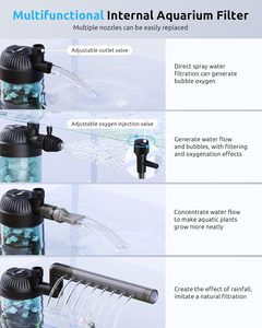 SEAOURA SR-701S Hang-on-back externe <span class=keywords><strong>aquarium</strong></span> bovenfilter sponsfilter pomp voor zoutwater en zoetwater <span class=keywords><strong>aquarium</strong></span> - Product Image 6