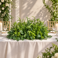 Composition florale de mariage en gros, fausse fleur artificielle, décoration de table pour banquets et réceptions
