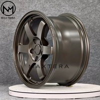 Rines de Aleación Maxtera Forged Custom Bronze TE37 SAGA S-Plus para BMW, Porsche, Audi, AMG, 370Z, GT-R, Mustang, Corvette, Supra