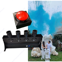 Révélation du sexe, fête prénatale, garçon ou fille, équipement DJ, lanceur de confettis à 4 tirs, DMX512, télécommande, équipement de scène, machine à confettis