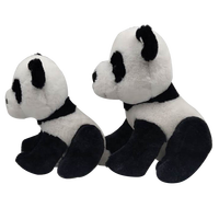 Usine personnalisée nouveau design de haute qualité 7 pouces super mignon assis panda doux peluche jouets enfants cadeau