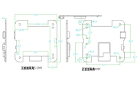 Boîtier plastique pour routeur WIFI maison intelligente Boîtier plastique ABS ZigBee 3.0 Graffiti sans fil Commutateur de passerelle intelligent Coque en plastique