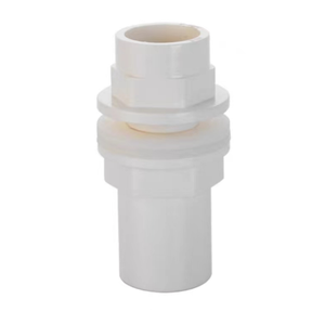 UPVC Bulkhead Plastic Quick Connect Fittings Bulkhead Fitting Plastic Tank PVC Water Supply Pipe Fittings