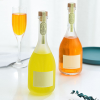 Wilk-wholesale 350ml 500ml 750ml High End Soft Drinks French evian Mineral Water Bouteille en verre pour boissons