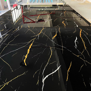 Bán buôn 2025 vàng cao bóng PVC tấm đá cẩm thạch tường Bảng điều khiển không thấm nước chống cháy chống ẩm cho hộ gia đình thương mại - Product Image 5