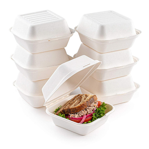纸浆三明治盒 食品盒 蛋糕汉堡盒 - Product Image 4