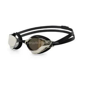 Custom Private Label Black Polarized Goggle S/M/L Nose Pieces Swimming Pool Glasses Open Water Goggles