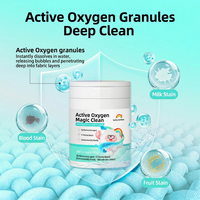 Poudre de Javel Oxygénée Personnalisable OEM en Pot Doypack pour Vêtements, Parfum Naturel, Couvercle Anti-Humidité, 500g, Emballage Prêt à la Vente