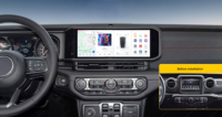 MEKEDE DUDU7 12+256G Écran tactile Radio Vidéo Voiture Multimédia GPS Audio Autoradio Car-play pour Jeep Wrangler 15 pouces 2018-2022