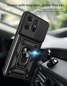 Coque de protection 5G avec fenêtre coulissante pour appareil photo, anneau de maintien, étui de téléphone portable pour <span class=keywords><strong>MOTO</strong></span> Edge 70 60 fusion 50 ultra 40 Pro - Product Image 5