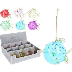 Pesce in Vetro Sospeso da 13CM - Product Image 1