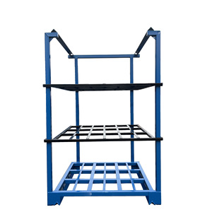 Pallet Racks 2 Layer Blue Carbon Steel Heavy Duty <b>Storage</b> <b>For</b> Garlic Onion Agriculture Logistics Stacking Rack - Product Image 4