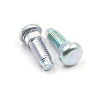 Vis de carrosserie métriques en acier inoxydable zingué blanc, à tête de coach, sur mesure, prix direct usine, pour fixation industrielle, approvisionnement en vrac