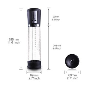 Pompe à pénis électrique automatique, 6 niveaux de succion, écran LCD, rechargeable par USB, pompe à vide pour l'<span class=keywords><strong>agrandissement</strong></span> du pénis pour hommes - Product Image 6