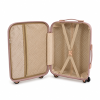 Valise de voyage rigide à 4 roues, légère, moderne, en ABS, avec imprimé dessin animé, personnalisable, vente en gros