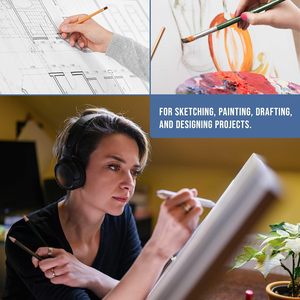 Tavolo da Disegno in <span class=keywords><strong>Legno</strong></span> Extra Large con Cavalletto Regolabile e Supporto per Matita a T per Artisti e Pittori - Product Image 6