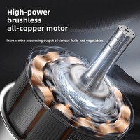 Machine de transformation alimentaire domestique de type nouveau 1800W en acier inoxydable - Hachoir à paille électrique à haute efficacité pour poulet et bétail 400 kg/h
