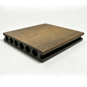 Planches <span class=keywords><strong>de</strong></span> terrasse WPC <span class=keywords><strong>de</strong></span> haute qualité 140*22mm, creuses, résistantes aux intempéries, pour piscine, hôtel et projets <span class=keywords><strong>de</strong></span> parcs - Product Image 2