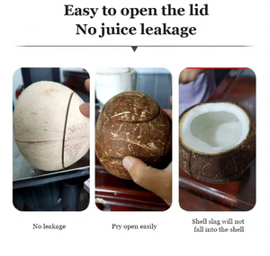 Máquina abridora de medio corte de cáscara de coco/equipo de apertura abridor de tapa de coco/máquina de apertura de coco verde portátil manual - Product Image 2