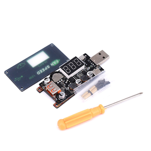 Dc 5V 10 Wát USB FAN đốc hẹn giờ LED Dimmer Module LED hiển thị kỹ thuật số điện áp điều chỉnh tốc độ điều khiển cho văn phòng nhà xe - Product Image 5