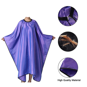 Vêtements de barbier haut de gamme tissu imprimé imperméable polyester taffe pour salon de coiffure coupe de cheveux et teinture cape tablier de salon de coiffure - Product Image 6