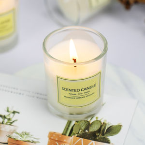 เทียนหอมขี้ผึ้งถั่วเหลืองขนาดเล็ก5*6โหลแก้วทรงเสาไฟเทียนไร้ควันสำหรับบาร์ของขวัญอีสเตอร์/ คริสต์มาส - Product Image 5