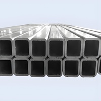 Tubo Cuadrado de Acero Galvanizado de Alta Calidad Q235 Q345, Lámina de Acero Rectangular Soldada de 6M 12M, Certificación JIS KS TISI, Corte a Medida