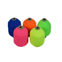 Le haut Spandex de polyester coloré par 1807575 élastique a couvert le fil à tricoter de chaussettes pour le tissage