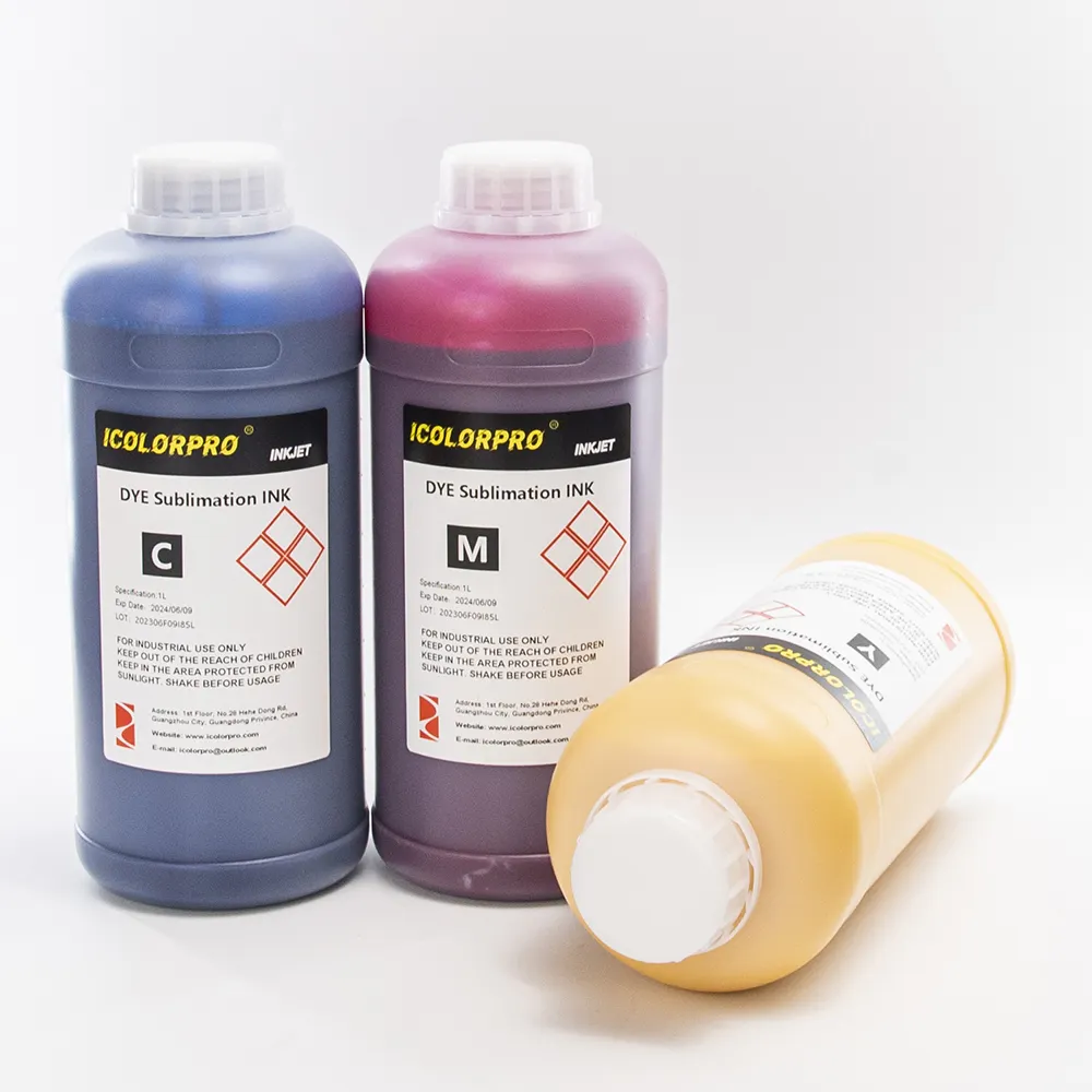 Brandneue authentische iColor Pro Farb sublimation stinte 4-farbig geeignet für Epson XP600 TX800