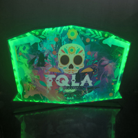 Panneau LED personnalisé pour présentation de bouteilles, service VIP boîte de nuit, panneau lumineux à messages, Joyeux Anniversaire, vente en gros, faible MOQ
