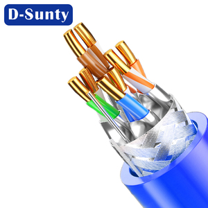 Cable Ethernet LAN UTP Cat7 de 305 m (1000 pies), 24 AWG, 28 AWG, Cable de Cobre Desnudo Cat 7 SFTP, Cables de Comunicación de Red - Product Image 2