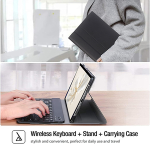 2024 couverture en cuir détachable magnétique de langue personnalisée sans fil chaude pour <span class=keywords><strong>Huawei</strong></span> Honor <span class=keywords><strong>Pad</strong></span> 9 <span class=keywords><strong>Pro</strong></span> 12.1 pouces ROD-W09 étui clavier - Product Image 6